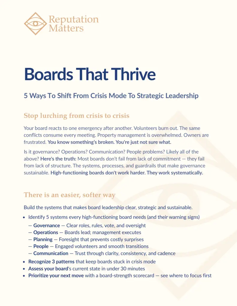 Boards That Thrive: 5 Ways to Shift from Crisis Mode to Strategic Leadership